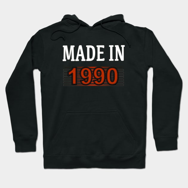 Made in 1990 Hoodie by Yous Sef